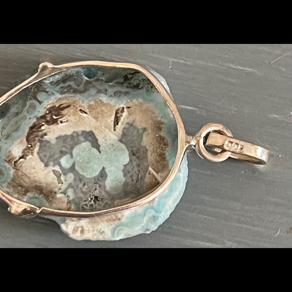 ⭐️ New Druzy Sterling Silver Pendant - Picture 7 of 7